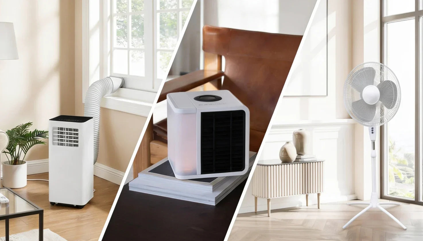 Portable AC vs Evaporative Cooler vs Fan: Full Comparison