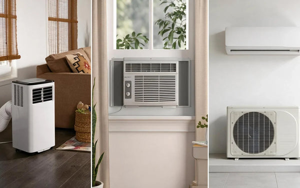 Portable AC vs Window AC vs Mini Split: Which Should You Choose?